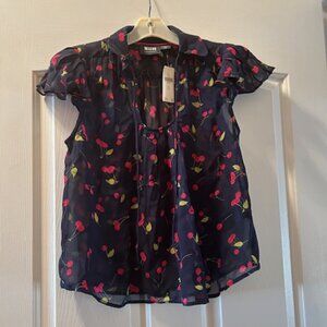 Mauve from Anthropology sheer top